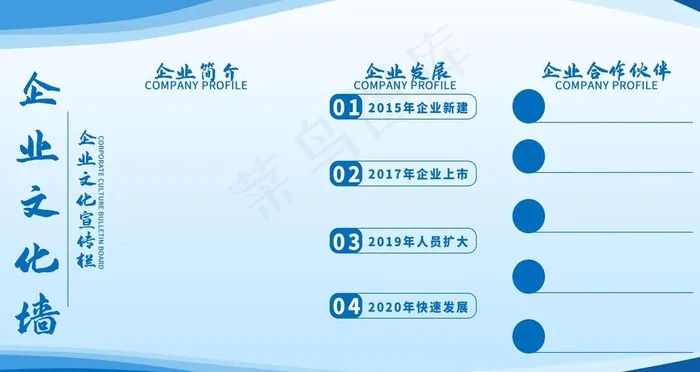 企业文化墙图片(4724x2657)psd模版下载