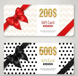 蝴蝶结礼品卡图片