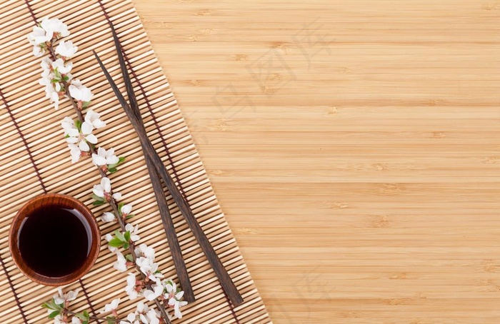 香醋筷子简约背景海报素材图片