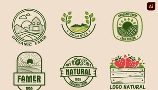 天然农场标签图片