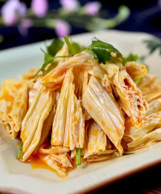 凉拌腐竹图片