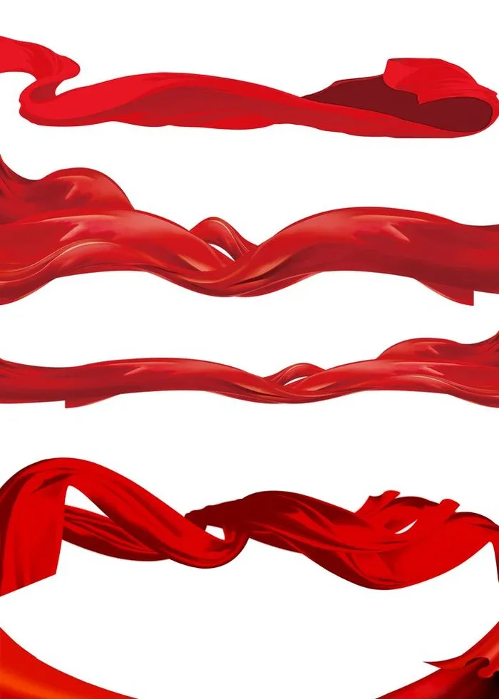 红丝带图片(3543x5123)psd模版下载