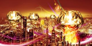 地产背景  金色城市 黄金财富图片