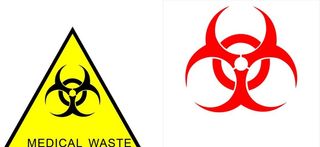 生物危害标志包装设计图片