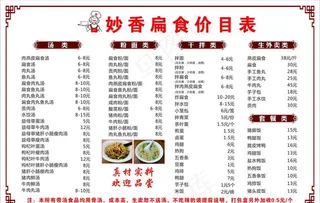 妙香扁食图片