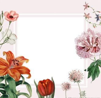 复古花边框图片