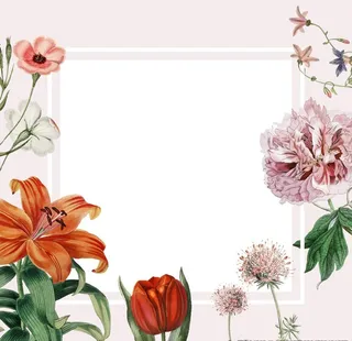 复古花边框图片