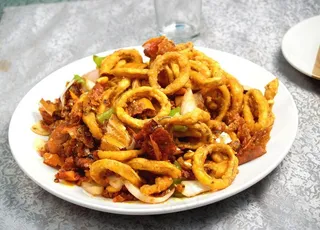 香酥鱿鱼圈图片