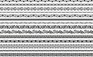15款经典矢量边框图片