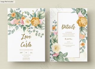 婚礼 结婚 请柬 邀请函图片