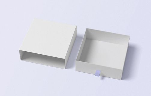 抽屉包装盒样机图片