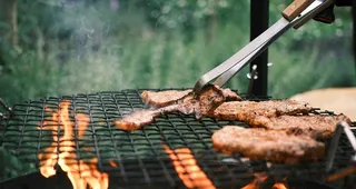美味的烤肉图片