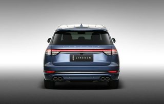 林肯飞行家车尾图片