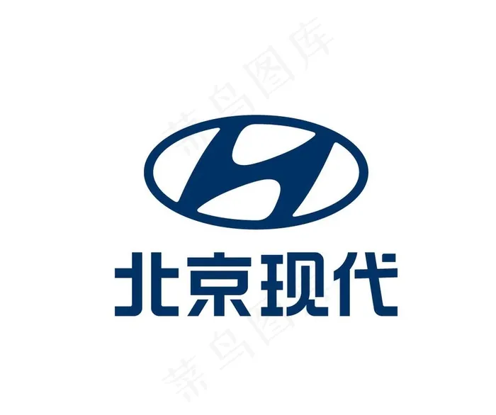 北京现代2020年矢量logo图片