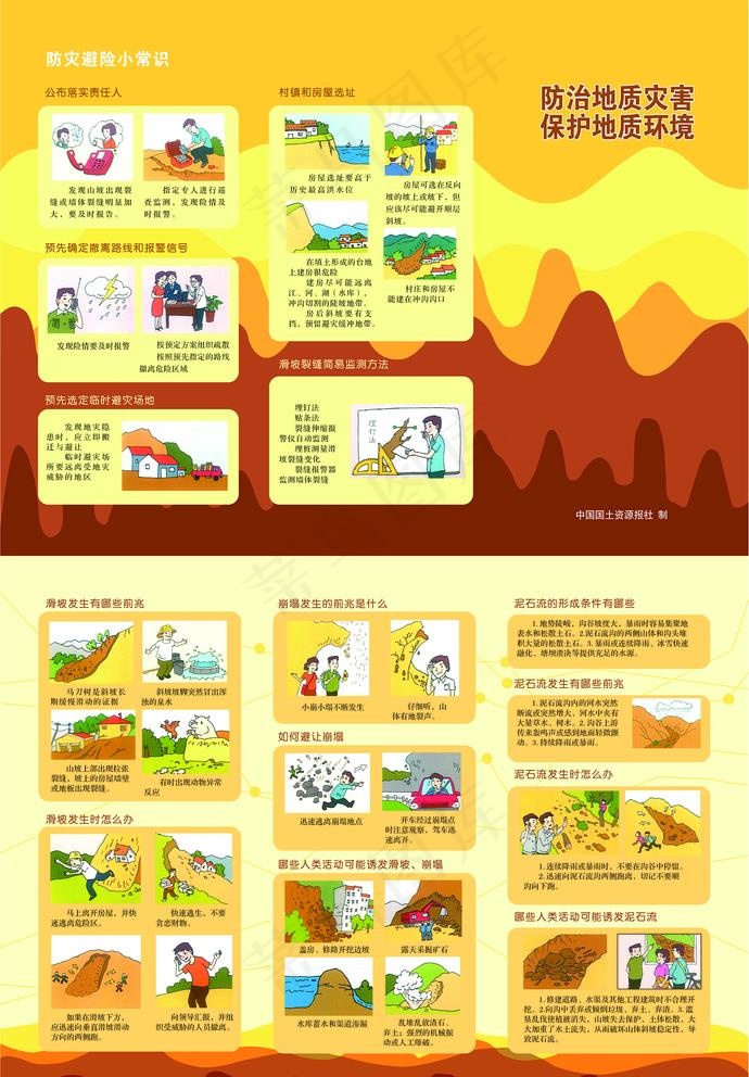 三折页图片cdr矢量模版下载