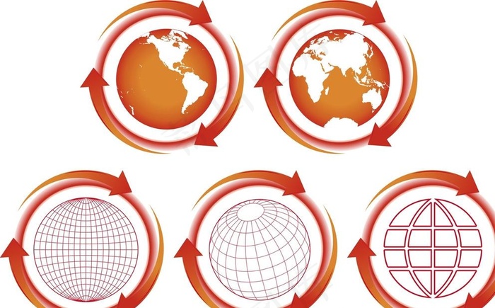 地球图片cdr矢量模版下载