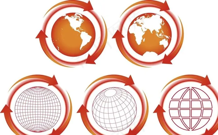 地球图片cdr矢量模版下载