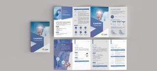 四折页样机效果图图片