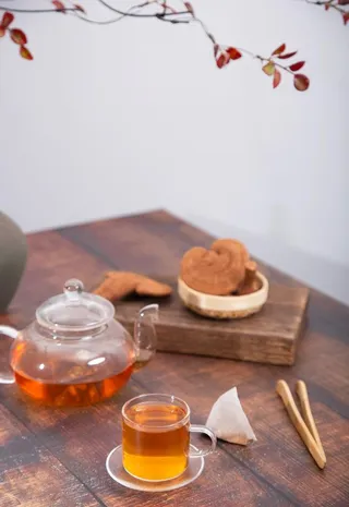 灵芝茶图片