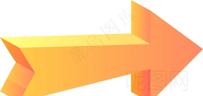 创意立体箭头图片ai矢量模版下载