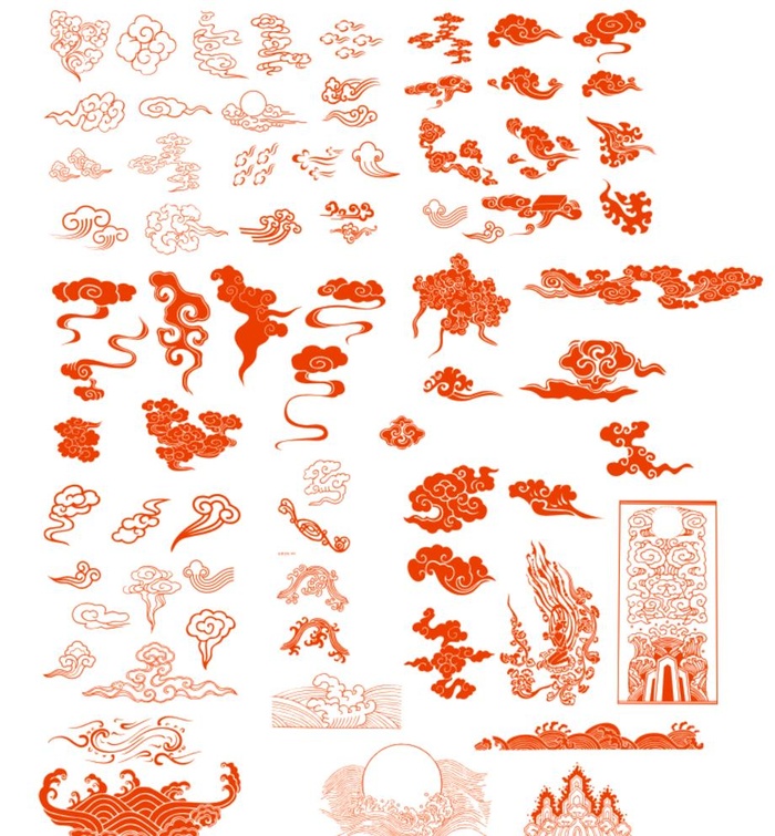 中国风古典云纹图片