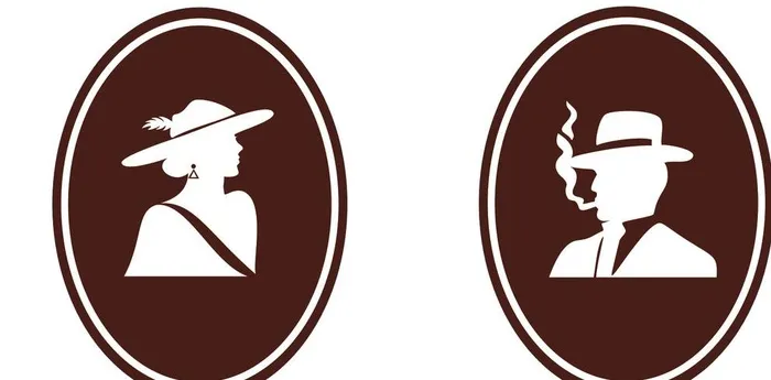 卫生间区分标识图片cdr矢量模版下载
