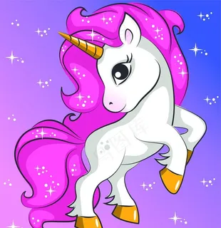 奔腾独角兽图片