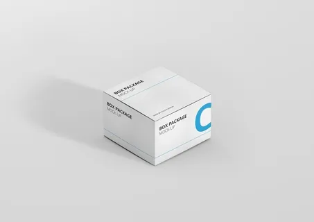 3C电子产品纸盒包装效果图样机图片