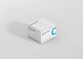 3C电子产品纸盒包装效果图样机图片