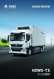 豪沃TX冷藏车单透画面图片