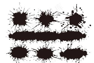 涂鸦墨迹素材图片