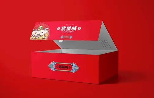 磁性礼盒包装样机图片