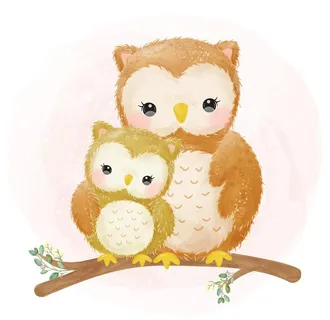 卡通猫头鹰图片