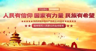 红色党建宣传海报背景图片