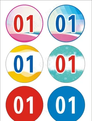 比赛号码牌图片