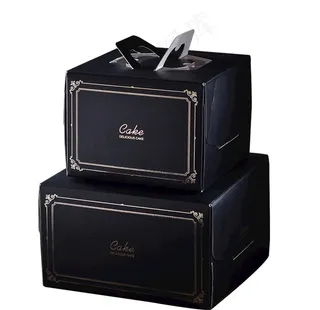 高档蛋糕盒展开图图片