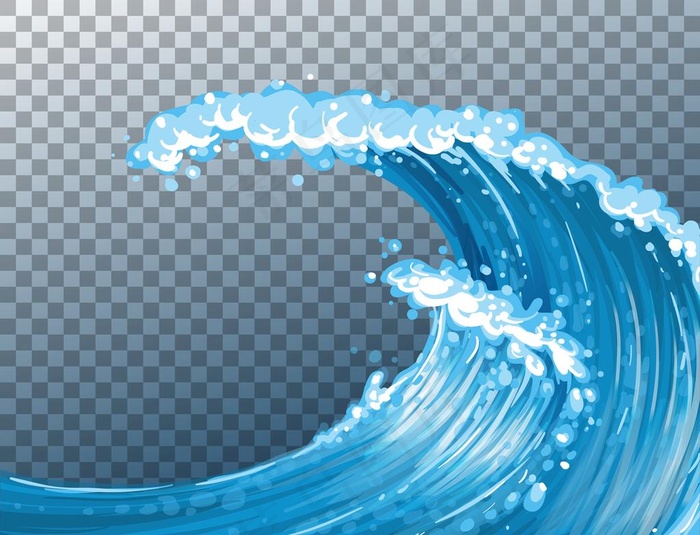 海浪 波浪 波纹图片ai矢量模版下载