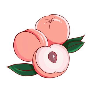 水蜜桃桃子奶茶图片