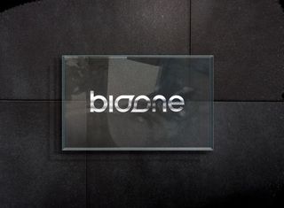 玻璃质感LOGO 展示样机图片