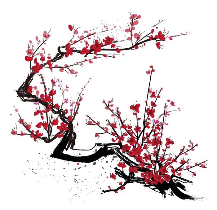 矢量梅花素材图片