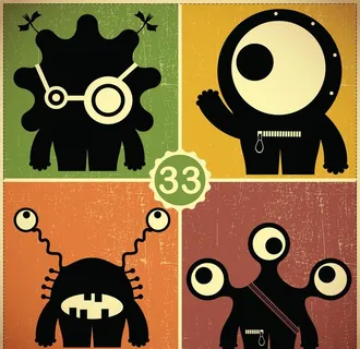 卡通怪物怪兽图片 卡通怪物怪兽图片