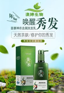 苗寨神农去屑洗发水海报图片