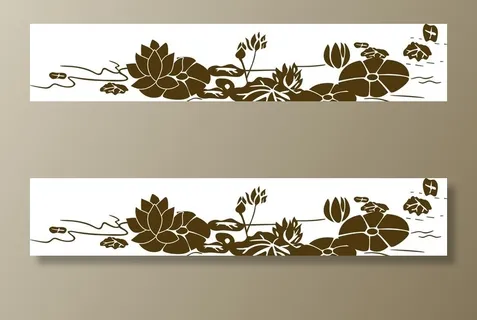 荷花素材矢量图片