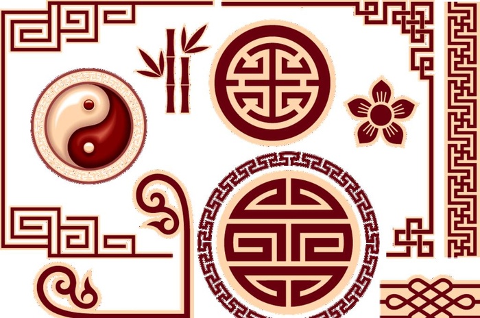 中式花纹图片