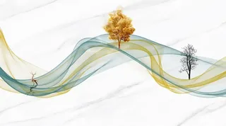 飘丝装饰画图片