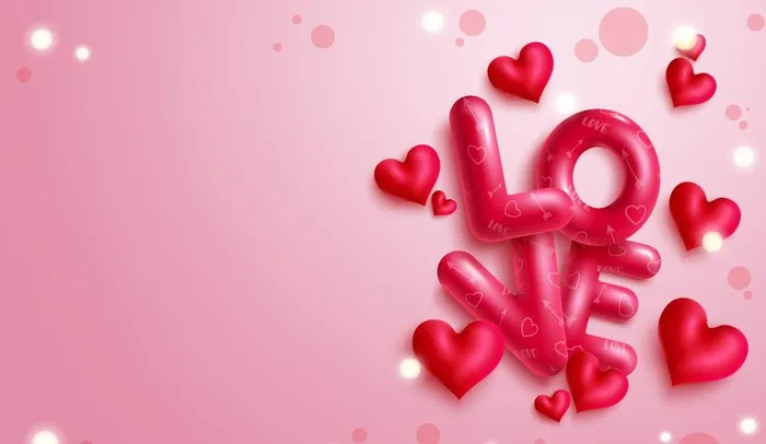 love气球图片ai矢量模版下载