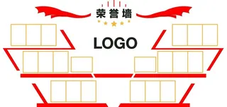 企业荣誉墙图片