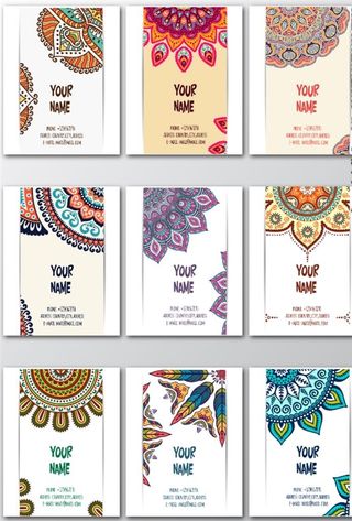 民族风花纹图片