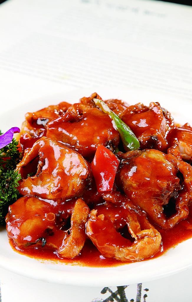 南北热菜红烧鳕鱼图片