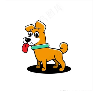 手绘卡通狗图标图片